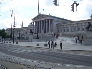 Das Parlament am Ring, Wien 